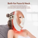 Foreverlily Mascarilla facial LED Wireless 7 Colors Photon Skin Care Beauty Machine Masque pour le visage