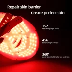Foreverlily Mascarilla facial LED Wireless 7 Colors Photon Skin Care Beauty Machine Masque pour le visage