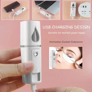Nano Facial Steamer Mist Spray Cleaning Pores Water SPA Moisturizing Hydrating Mini Portable Face Sprayer USB Rechargeable