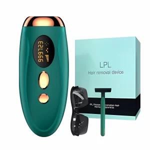 Portable IPL Laser Epilator 999999 Flashes – Painless, Permanent Hair Removal for Women’s Body and Bikini Line