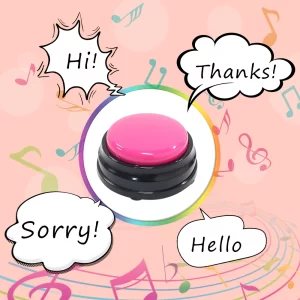 Recordable Talking Button Phonograph Answer Buzzers Voice Recording Sound Button Portable Kids Interactive Toy Noise Makers Gift