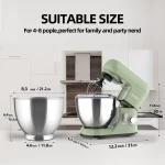 UK Plug，1pc Stand Mixer, 4L Tilt-Head Electric Household Stand Mixer – 1300W 6+P Speed,Food Beater And Butter Beater