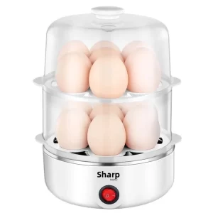 Mini Multifunctional Stainless Steel Egg Boiler Home Use Double Layer Egg Cooking Device Breakfast Machine Small Household Appli