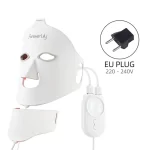 Foreverlily Face Neck Silicone LED Mask 7 Colors Light Photon Red Light Therapy Flexible Facial Beauty Mask Skin Care Anti-Ance