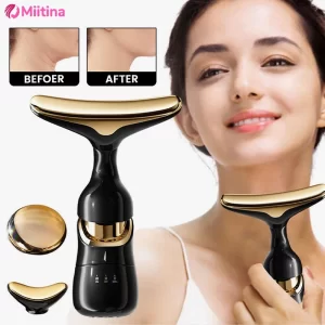 3 In 1 Microcurrent Face Massager Neck Facial Eye Massage Skin Rejuvenation Microcurrent Rejuvenation Anti Wrinkle Skin Care
