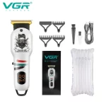 VGR Professional Hair Clipper Electric Beard and Hair Trimmer For Men Haircut Set Hair Cutting Machine Rechargeable V-699/V-971