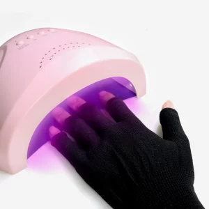 Nail Gloves Anti-Black Wholesale Black Short Uv Nail Shop Baking Light Special Nail Protection Tools