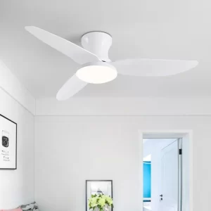 Simple LED Ceiling Fans Light Intelligent APP Strong Wind and Low Decibel Remote Control AC110/220V Household Fan Lighting