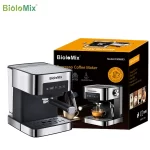 Biolomix Italian espresso coffee maker cappuccino Latte mocha 20 milk foam bars