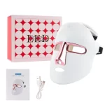 Wireless LED Facial Mask 7 Colors Light Photon Therapy Face Beauty Mask Skin Lifting Acne Wrinkles Removal Face SPA Machine