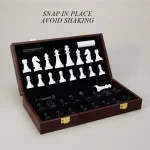 High-Grade Collection Folding Acrylic Material Magnetic Chess Backgammon Two-in-One Chessboard Ornament Gifts