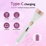 5D Electric Eyelash Curler Electric Heated Eyelash Curling Tool Long Lasting Shaping Makeup Tool,3 Level Temperature Adjustable