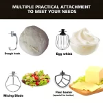 1pc Stand Mixer, 5L Tilt-Head Electric Household – 1300W 6+P electric blender, Food Beater And Butter Beater, EC Plug