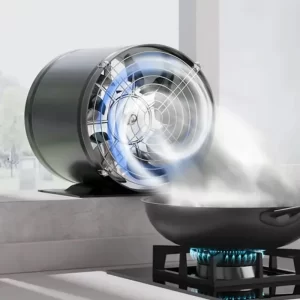 Powerful Silent Exhaust Fan One Way Booster Fan Quiet Inline Duct HVAC Exhaust Vent Blower Low Noise Pure Copper Wire Motor