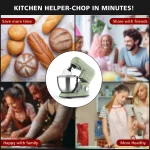 UK Plug，1pc Stand Mixer, 4L Tilt-Head Electric Household Stand Mixer – 1300W 6+P Speed,Food Beater And Butter Beater