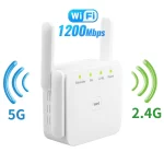1200Mbps Wifi Amplifier 5G Wireless WiFi Repeater Signal Wifi Extender Network Wi fi Booster 5 Ghz Long Range Wi-fi Repeater