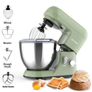 UK Plug，1pc Stand Mixer, 4L Tilt-Head Electric Household Stand Mixer – 1300W 6+P Speed,Food Beater And Butter Beater