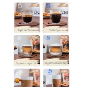 HiBREW  3 in 1 Semi Automatic Espresso Cappuccino Latte Coffee Machine Automatic Milk Froth Ground Coffee Stainless Steels H13A