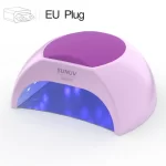 SUNUV SUN2C 48W Nail Lamp UV Lamp SUN2 Nail Dryer for UVLED Gel Nail Dryer Infrared Sensor with  Rose Silicone Pad Salon Use