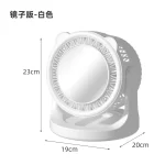 Hot-selling new circulation fan desktop household small fan dormitory portable multi-functional beauty fill light USB fans