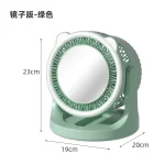 Hot-selling new circulation fan desktop household small fan dormitory portable multi-functional beauty fill light USB fans