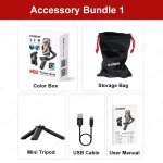 Handheld Stabilizer 3 Axis Gimbal for Cellphone Outdoor Video Shot for iPhone 16 15 PRO MAX Samsung Android, Optional AI Module