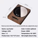 100°C Cup Heater Mug Warmer Hot Tea Makers Automatic Warmer Coaster 5 Gear Temperature Cup Heaters Coffee Milk Tea Heating Pad