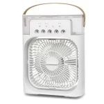 Modern portable fan LED night light humidifier USB electric fan 3 in 1 fan for room, kitchen, office home-appliance