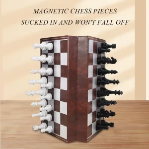 High-Grade Collection Folding Acrylic Material Magnetic Chess Backgammon Two-in-One Chessboard Ornament Gifts