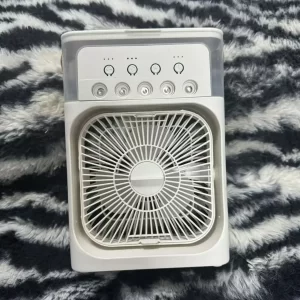 3 In 1 Fan AIr Conditioner Household Small Air Cooler LED Night Light Portable Humidifier Air Adjustment Fan Office Home Fan New