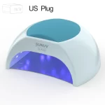 SUNUV SUN2C 48W Nail Lamp UV Lamp SUN2 Nail Dryer for UVLED Gel Nail Dryer Infrared Sensor with  Rose Silicone Pad Salon Use