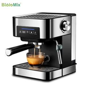 Biolomix Italian espresso coffee maker cappuccino Latte mocha 20 milk foam bars