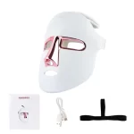 Wireless LED Facial Mask 7 Colors Light Photon Therapy Face Beauty Mask Skin Lifting Acne Wrinkles Removal Face SPA Machine