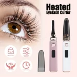 Rechargeable Heated Eyelash Curler Electric Mini Hot Eyelash Curler,Heated Lash Curler