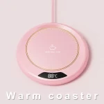 USB Coffee Mug Warmer 3 Temperature Setting Electric Beverage Warmer Coffee Warmer Plate for Hot Coffee Tea and Milk