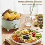 220V 304 Stainless Steel Electric Egg Cooker Breakfast Machine Egg Boiler Home Food Steamer Multi Cooker Egg Steamer