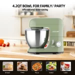 UK Plug，1pc Stand Mixer, 4L Tilt-Head Electric Household Stand Mixer – 1300W 6+P Speed,Food Beater And Butter Beater