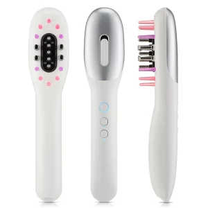 Scalp Applicator Liquid Comb EMS Red Blue Laser Repair Hair Roots Massage Medicine Comb Hair For Hair Growth Serum Oil Nourish