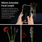 NEEWER HD 105mm Macro Lens Only for 17mm Thread Backplate For iPhone Samsung Xiaomi Phone Cage Case with 17 mm Lens Adapter