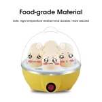 Multifunctional Electric Egg Boiler Monolayer Layer Egg Cooker Mini Steamer Kitchen Cook Breakfast Machine Breakfast Artifact
