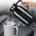 1300ml 12V/24V Portable Electric Water Kettle Car Heating Cup Stainless Steel Water Warmer Bottle Car Kettle Electric
