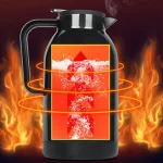1300ml 12V/24V Portable Electric Water Kettle Car Heating Cup Stainless Steel Water Warmer Bottle Car Kettle Electric