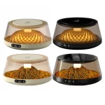 USB Thermostatic Heating Coaster 4 Temperature Settings Home Heating Coaster Electric Beverage Warmer for Home Office Desk