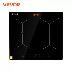 VEVOR Embedded Induction Cooktop 4 Burner 24 Inch Electric Built-in Induction Cooker with  Touch Control 220-240V No Plug
