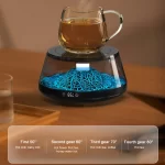 USB Thermostatic Heating Coaster 4 Temperature Settings Home Heating Coaster Electric Beverage Warmer for Home Office Desk