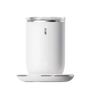 Automatic Magnetic Stirring Mug 2 in 1 Coffee Cup Warmer for Office Home USB Electric Mixing Cup Beverage Warmer Heating Plate