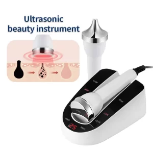 Ultrasonic 2 In 1 Facial Machine Skin Care Face Lifting Tightening Pores Cleaning Ultrasound Face Body Massage Beauty Device