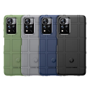 Full Coverage Shockproof Frosted Rugged Shield Flexible TPU Phone Cover Case For Redmi Note11/11Pro