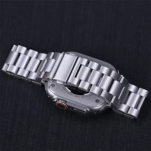 Stainless Steel Strap For Apple Watch Band 45mm Ultra 49mm 41mm 40mm 44mm 46mm Strap Metal Bracelet For Iwatch Series 10 9 42mm