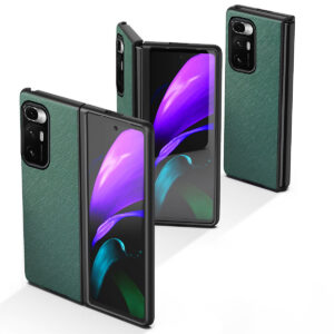 Plain Leather Phone Case For Samsung Galaxy Z Flip 1/3 Fold 1/2/3